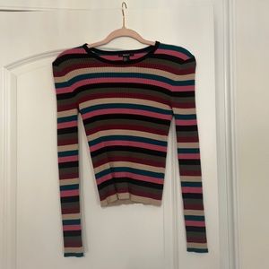 Long Sleeve Ribbed Shirt